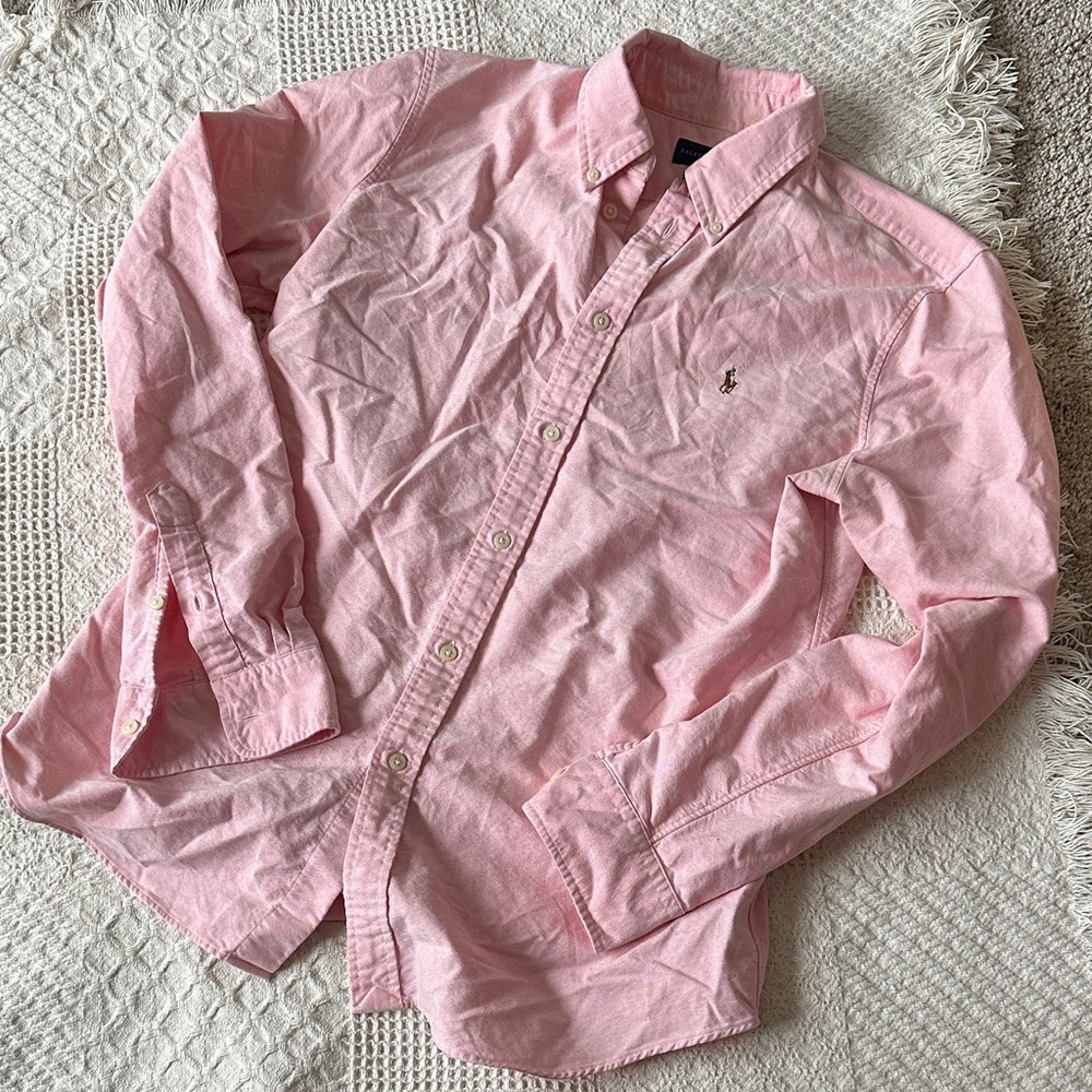 Ralph Lauren Pink Button Down Shirt